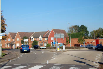 The site of Up End School July 2007